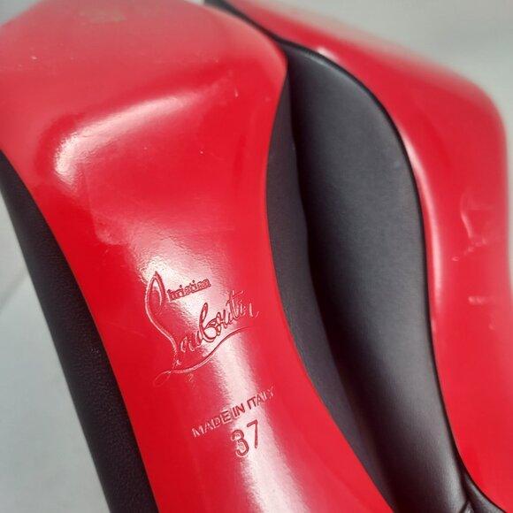 CHRISTIAN LOUBOUTIN Sporty Kate Black Pump Heel Shoe - Picture 4 of 9